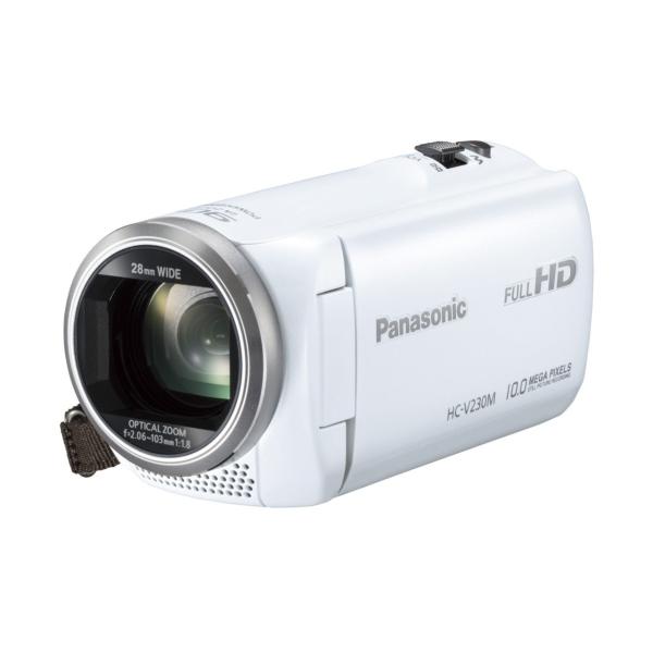 【美品】パナソニック デジタルハイビジョンビデオカメラ HC-V230M-W パナソニック デジタルハイビジョンビデオカメラ HC-V230M-W
