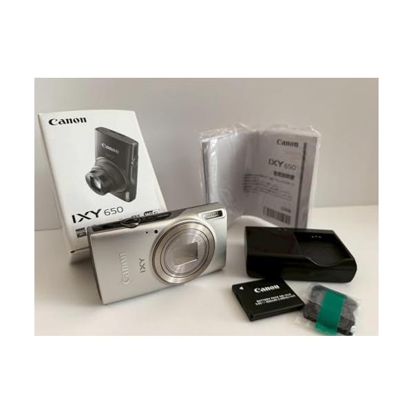 美品♪ Wi-Fi対応　Canon IXY 650 シルバー IXY キヤノン 650（シルバー）コンパクトデジタルカメラ : らいぶshop