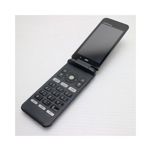 京セラ KYOCERA au GRATINA 4G KYF31 ガラケー ブラック : kagayaki