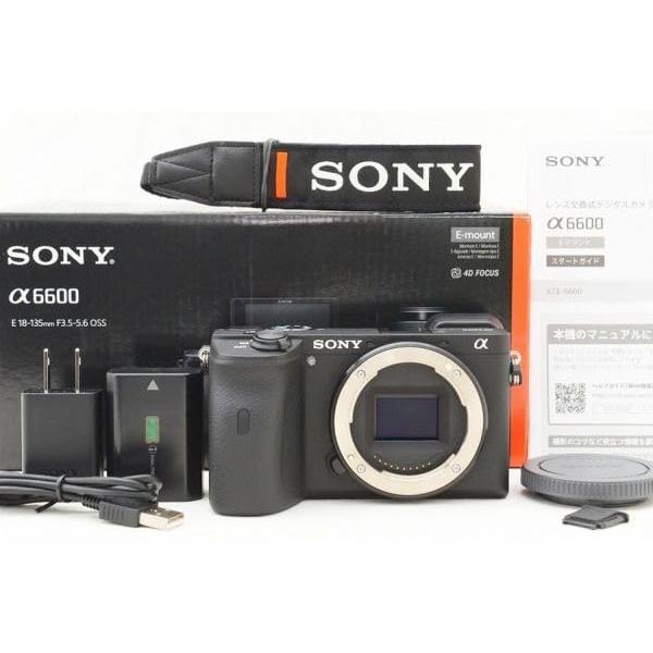 SONY(ソニー) ミラーレス一眼 α6600 ボディ ブラック ILCE-6600