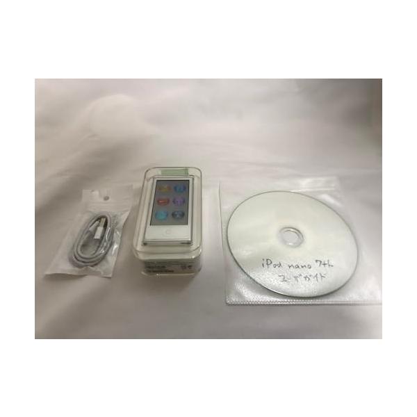 音楽プレーヤー iPod Nano 第7世代 16gb シルバー プレーンホワイトボックス入り