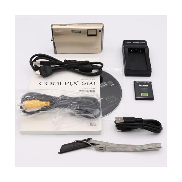 Nikon デジタルカメラ COOLPIX (クールピクス) S60 リッチゴールド COOLPIXS60GL