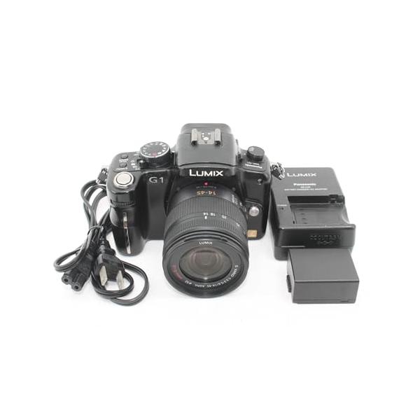 パナソニック デジタル一眼カメラ LUMIX (ルミックス) G1 レンズキット コンフォートブラック DMC-G1K-K