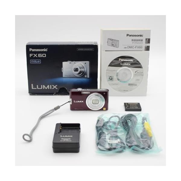 パナソニック デジタルカメラ LUMIX (ルミックス) FX60 ノーブルバイオレット DMC-FX60-V