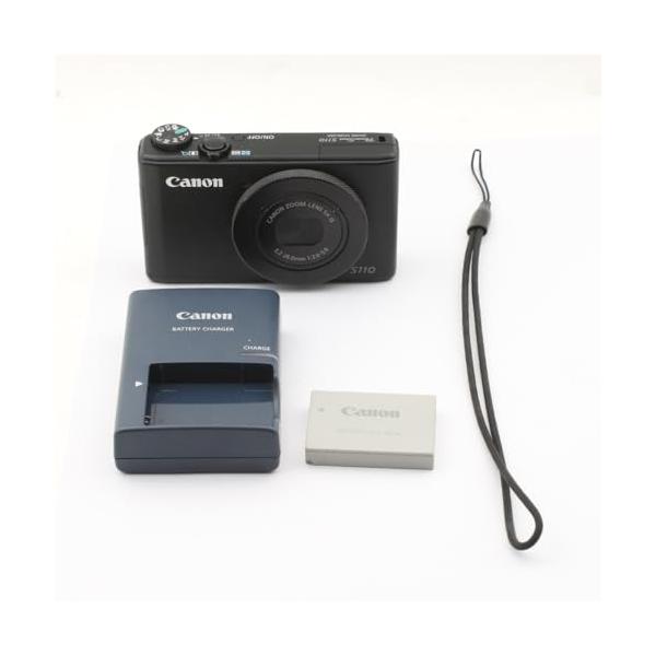 Canon デジタルカメラ PowerShot S110 約1210万画素 F2.0 光学5倍ズーム ブラック PSS110(BK)