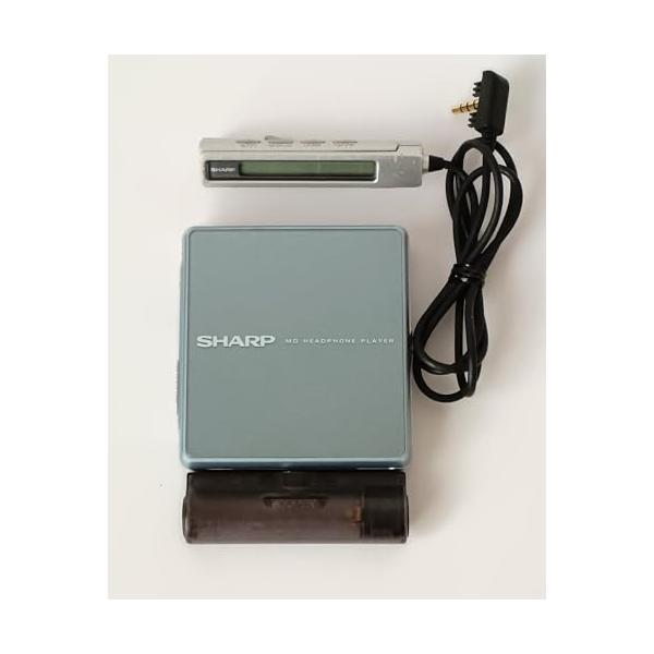 SHARP MD-ST600 ポータブルMDプレーヤー SHARP シャープ MD-ST600-S シルバー系 ポータブルMDプレーヤー