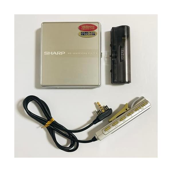 (未使用･未開封品)　SHARP　シャープ　MD-ST600-S　シルバー系　ポータブルMDプレーヤー　MDLP対応　（MD再生専用機/MDウォークマン） vf3p617 SHARP シャープ MD-ST600-S シルバー系 ポータブルMDプレーヤー