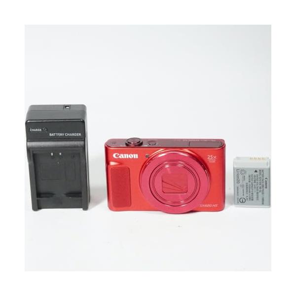 Canon コンパクトデジタルカメラ PowerShot SX620 HS レッド 光学25倍ズーム/Wi-Fi対応 PSSX620HSRE