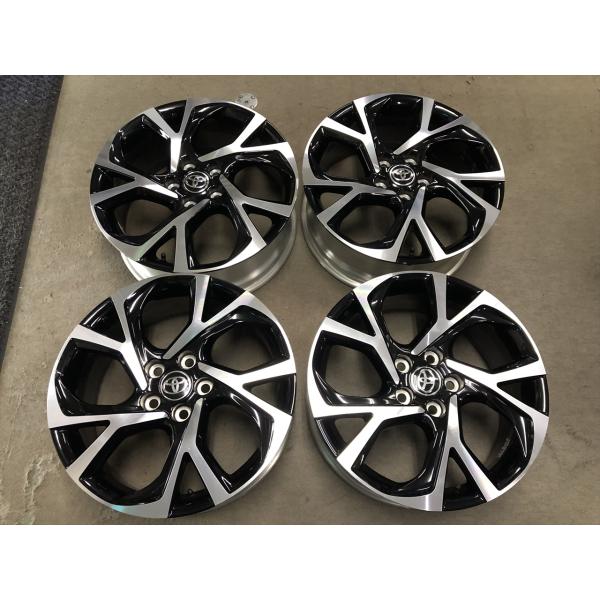 【中古ホイール】トヨタ C-HR 純正 18インチ 美品 スタッドレスタイヤ用などに 【福岡 店頭OK】