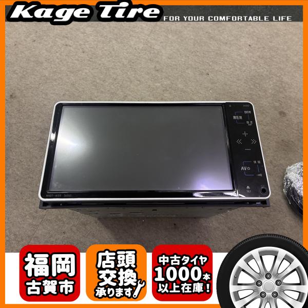 LA-0194【中古パーツ】トヨタ 純正ナビ NHDT-W59 36065 ワイドナビ 200mm 【未点検 ジャンク品】【福岡 店頭引取OK】