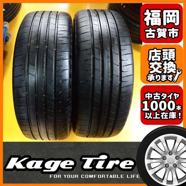 N-1222【中古タイヤ】215/55R18 ブリヂストン TURANZA T005A 8~9分山×2