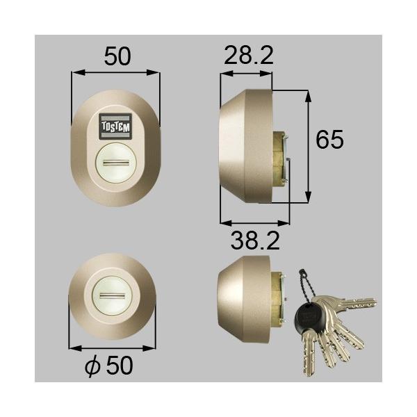 TOSTEM RECHENT ���V�F���g-33mm  Z-1A2-DDTC MIWA�����p �c�m�V�����_�[(PS�V�����_�[)  2���� ����FQD�j668�E�p�c�j751�E�p�c�j668 �V���C���O���[