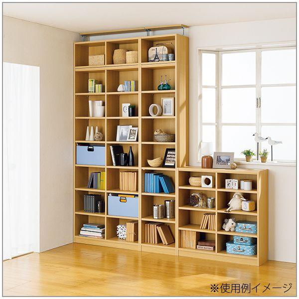 収納棚 本収納棚 オープンラック 隙間収納 (高さ60cm 奥行19cm 幅15cm〜34cm) tanad19h60w1534