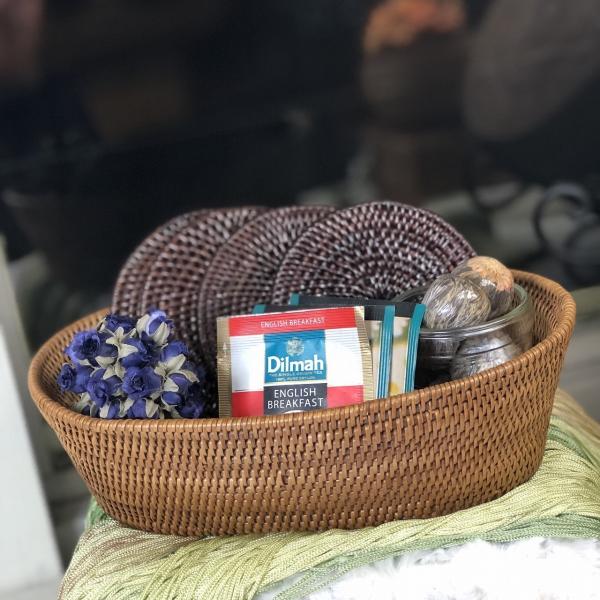 アタ雑貨 バリ島 エスニックインテリア 収納かご おしゃれ だ円トレー 幅22cm バスケット Ata 52 Buyee Buyee Japanese Proxy Service Buy From Japan Bot Online