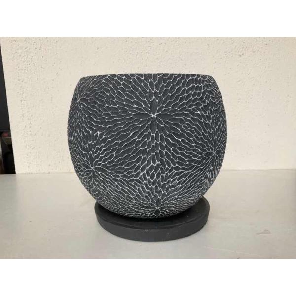 陶器鉢 万華鏡ブラック : 花郷園 KAGOEN NURSERY - 通販 - Yahoo