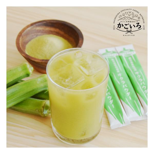 生産量日本一の鹿児島県指宿産オクラを粉末化。食物繊維やポリフェノールが豊富で、水分を加えるとオクラの特徴であるネバネバが復活します。一包３ｇでオクラ４本分相当。デキストリン・食品添加物不使用のオクラ１００％です。運送会社名：日本郵便※こちら...