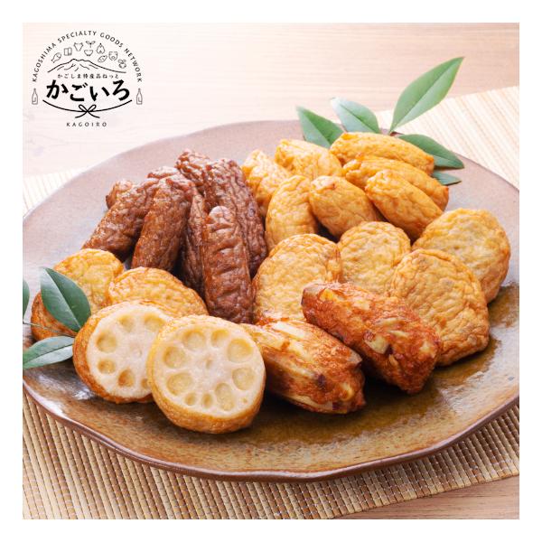 数種類の魚肉をブレンドすることによって旨みを活かし、練り物に相性の良い種ものを用いて彩り豊かに仕上げました。ガス充填包装することにより揚げたての風味を損なわずお届けいたします。運送会社名：ヤマト運輸企業名/屋号：株式会社シュウエイ/小田口屋...