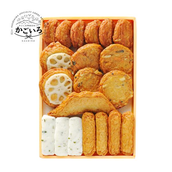 素材の風味を十分に引き出すためにあえて甘さを抑え、きめ細やかで弾力のある食感に仕上げました。運送会社名：ヤマト運輸企業名/屋号：南海食品(株)＜原材料名＞魚肉、具材（れんこん、さつま芋、ごぼう、人参、にら、玉葱、しそ、黒ごま）、発酵調味料、...