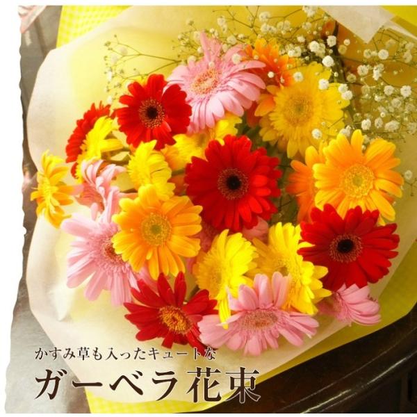 ガーベラ 花束 かすみ草 ブーケ 誕生日プレゼント 結婚記念日 Gerbera Taba 生花専門店 フラワーギフト花on 通販 Yahoo ショッピング