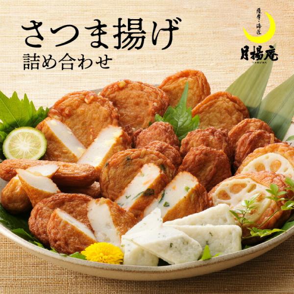 月揚庵　さつま揚げ詰合せ 送料無料 鹿児島市 九州 特産品 おすすめ 人気 お土産 贈り物 プレゼント ギフト 本場 天ぷら 練り物 野菜 魚 すり身 惣菜 特産
