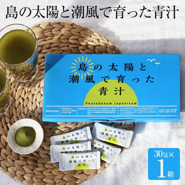 島の太陽と潮風で育った青汁 30包 機能性表示食品 1セット 青汁 健康 ダイエット パック セット 国産 九州産 鹿児島産 プレゼント 贈答用 贈答品 贈り物 送料…