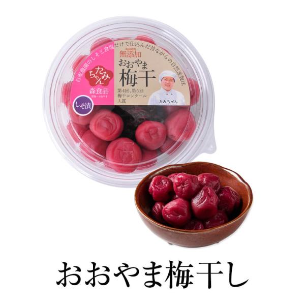 梅干し おおやま梅干し 130g × 2個 七折小梅 家庭用 無添加 国産 九州産 大分県産 送料無料 森食品 タビグルメ