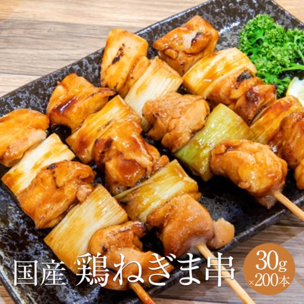 合計 200本 ねぎま 鶏モモ 鶏もも 鶏ねぎま串 1本30g × 200本 ねぎ ネギ 鶏もも肉 冷凍 焼鳥 焼き鳥 やきとり 串 鶏 鳥 bbq バーベキュー 業務用 宮崎 サンシャインミート かごしまや