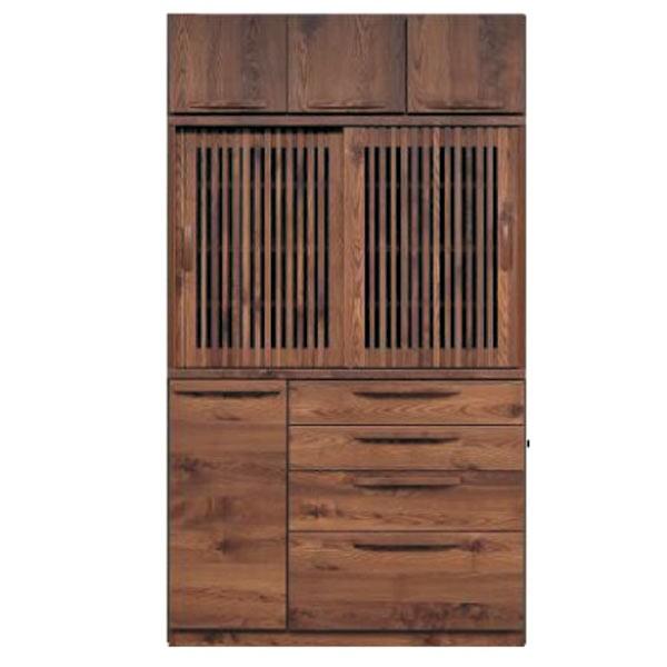 117幅 カップボード 上置きセット 幅117cm 高級 大川家具 ダイニングボード シンプル モダン モダン Ks 2 大川家具matsumoto キッチン収納 食器棚 キッチン収納 日本製 ウォールナット 大川家具 アウトレット価格並 正規通販高評価