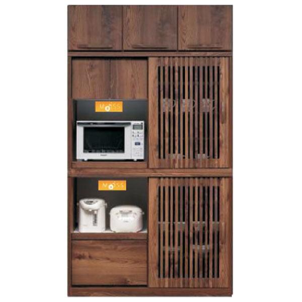 ウォールナット Ks 221 大川家具matsumoto レンジ台 食器棚 高級 和風 大川家具 シンプル 大川家具 高級 アウトレット価格並 日本製 ダイニングボード 上置きセット 幅115cm 115幅 モダン 日本製 レンジボード