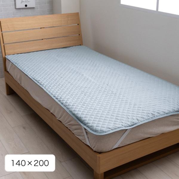 ベッドパッド 敷きパッド 敷パッド ダブル 裏面 防水 消臭わた 寝具 マットレスカバー マットレス保護 汚れ防止 清潔 幅140cm  「才：1」