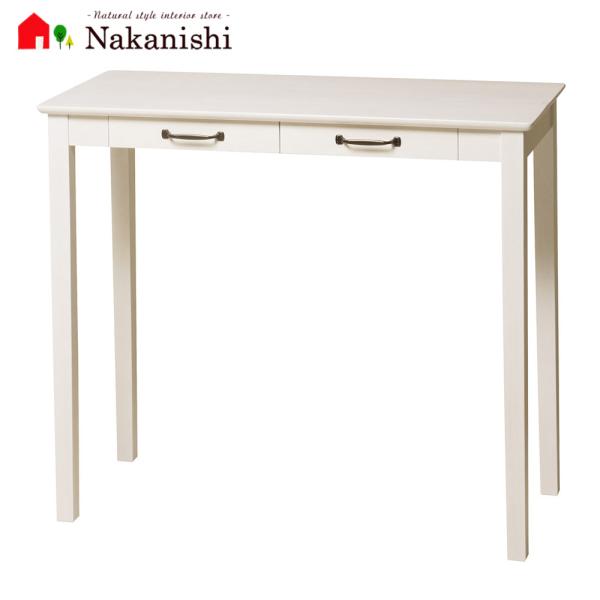 外　寸： 約 幅100×奥行45×高さ85cm材　質： 天板：天然木(ラバーウッド 18mm厚)塗装脚：天然木(ラバーウッド) 塗装備　考： お客様組み立てとなります。メーカー直送となります。配送時間指定は「午前」「午後」のどちらかになりま...