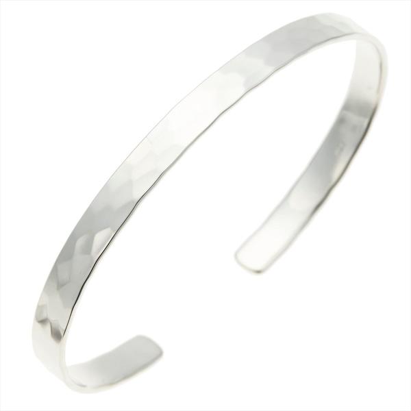 バングル ブレスレット シルバー925製 腕周り20cm シンプル 繊細な