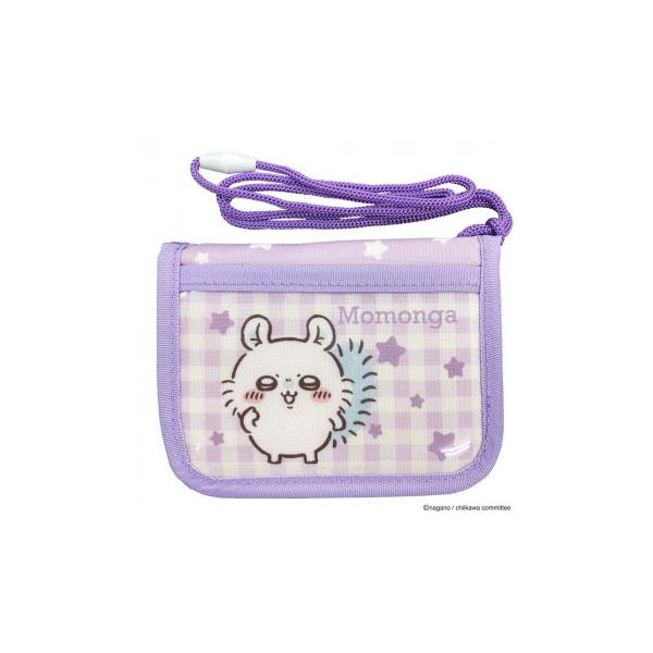 ちいかわ キッズウォレット 子供用財布 パープル(モモンガ) CHI10