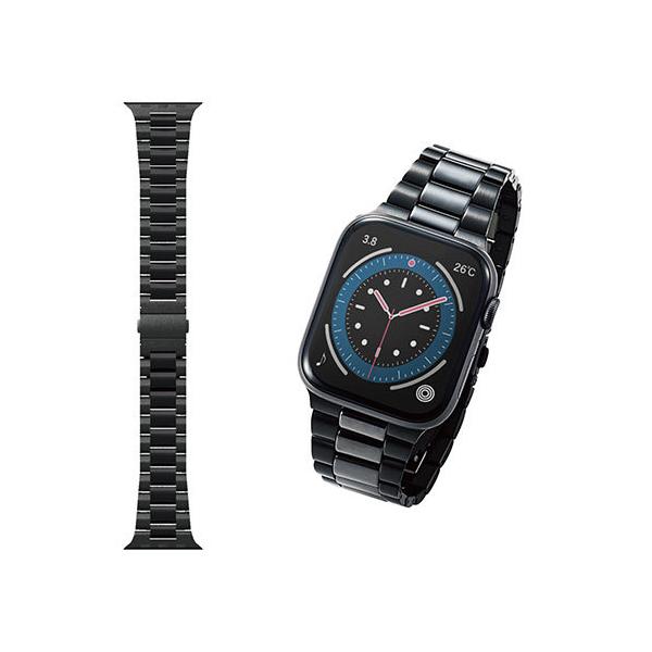 �G���R�� Apple Watch�p�Z���~�b�N�o���h(45/44/42mm) AW-44BDCE3BK