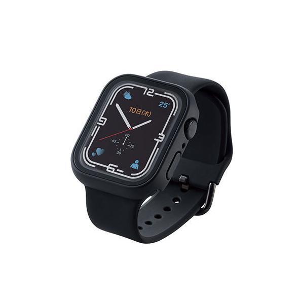 �G���R�� Apple Watch45mm�p�t���J�o�[�P�[�X �v���~�A���K���X ������ AW-21AFCGBK