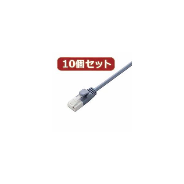 10�Z�b�g �G���R���@�c���܂�h�~���炩LAN�P�[�u��Cat6���� LD-GPYT BU05X10