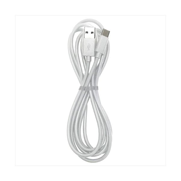 20�Z�b�g Lazos USB - Type C 5A �P�[�u���@�z���C�g�@2m L-TC5-WH2X20