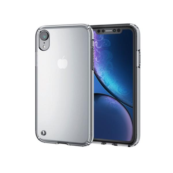 �G���R�� iPhone XR �n�C�u���b�h�P�[�X �N���A PM-A18CHVCCR