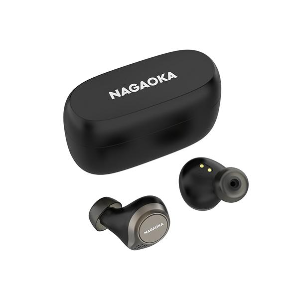 NAGAOKA Bluetooth5.0�Ή� �I�[�g�y�A�����O�@�\���� �����ԘA���Đ����S���C�����X�C���z�� �u���b�N BT824BK