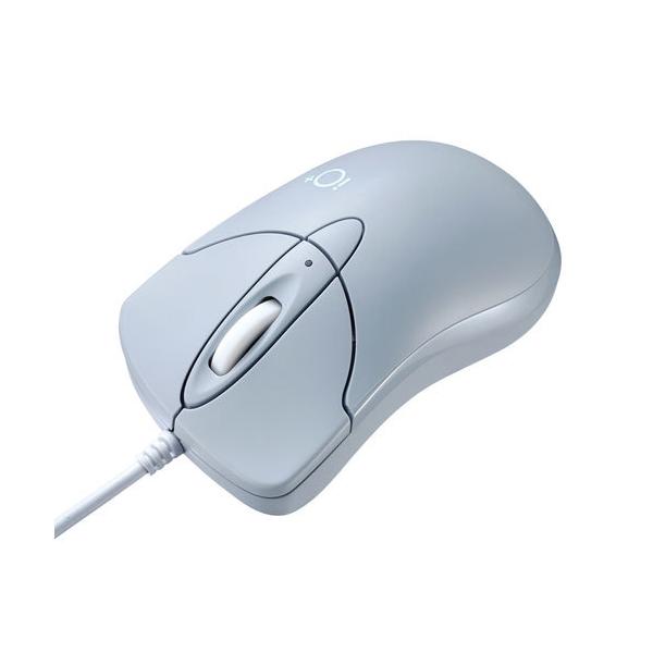 他サイト： サンワサプライ 静音有線ブルーLEDマウス ”イオプラス” MA-IPYBS301BLの商品画像