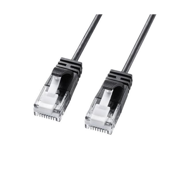 �T�����T�v���C �J�e�S��6A�ɍ�LAN�P�[�u�� �u���b�N KB-SL6A-05BK