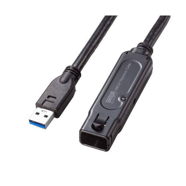 �T�����T�v���C USB3.2�A�N�e�B�u���s�[�^�[�P�[�u��10m(�����~�߃��b�N�@�\�t��) KB-USB-RLK310