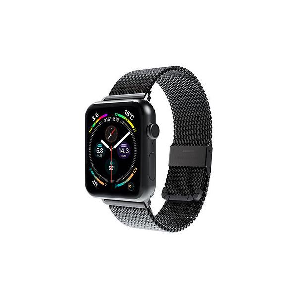 miak CLIP MESH BAND for Apple Watch 41/40/38mm �u���b�N SMAMA-W3840BK