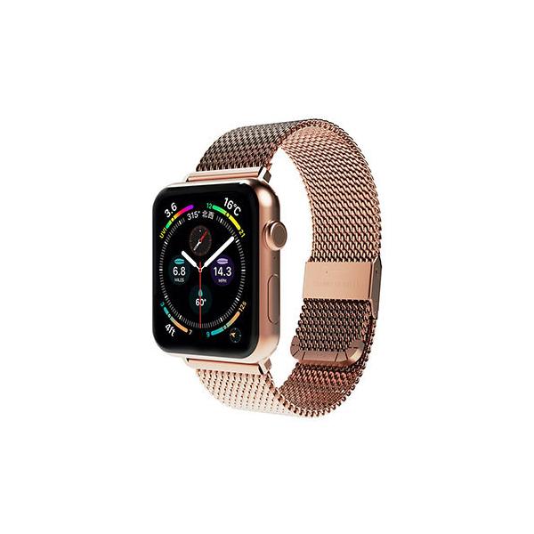 miak CLIP MESH BAND for Apple Watch 45/44/42mm ���[�Y�S�[���h SMAMA-W4244RG