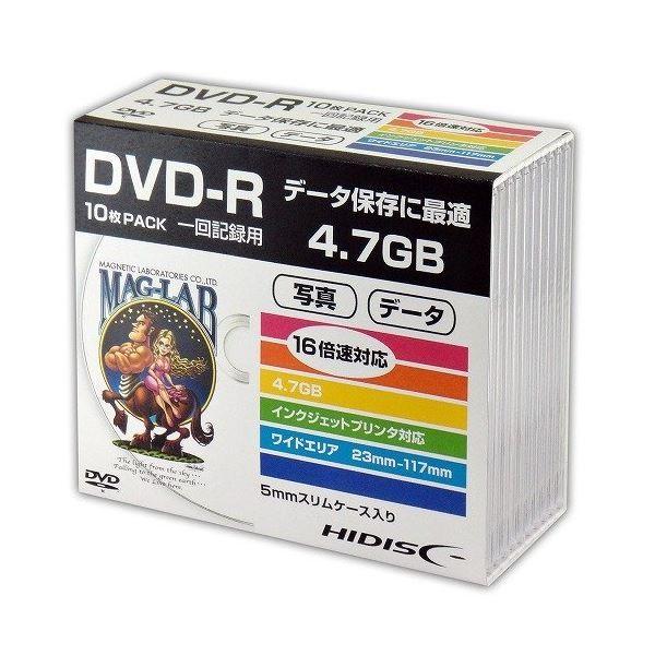 (܂Ƃ)HIDISC DVD-R f[^p5mmXP[X10P HDDR47JNP10SCk×5Zbgl