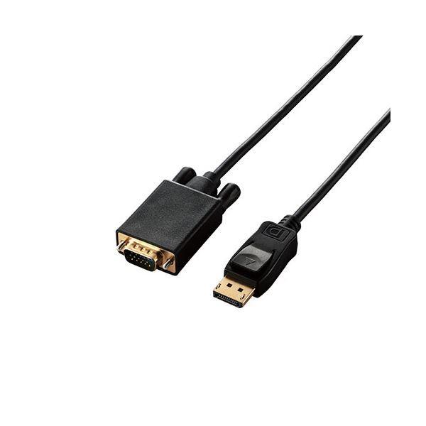 �G���R�� �ϊ��P�[�u�� DisplayPort-VGA 2.0m �u���b�N CAC-DPVGA20BK