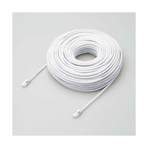 GR LANP[u/CAT6AΉ/EU RoHSwߏ/ܐ܂h~/ȈՃpbP[Wdl/50m//zCg LD-GPAT/WH50/RS