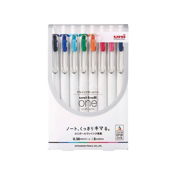 i܂Ƃ߁j OHM uni-ball one 0.38mm 8FZbgiEԁEEO[EIWEsNEXJCu[Eu[ubNj k×5Zbgl