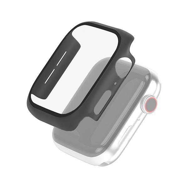�G���R�� �A�b�v���E�H�b�` Apple Watch �P�[�X �t���J�o�[ SE 6 5 4 �i44mm�j �K���X �|���J�[�{�l�[�g �u���b�N AW-44CSPCGBK