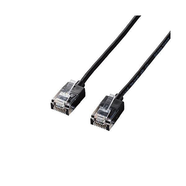 �k5�Z�b�g�l�G���R�� LAN�P�[�u��/CAT6A/�X�[�p�[�X����/1.0m/�u���b�N LD-GPASS/BK1X5